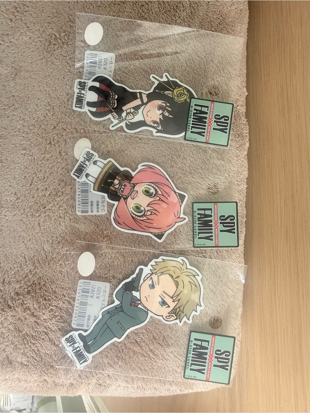 Spy x Family Chibi Character Sticker Set - Anya, Yor, Loid